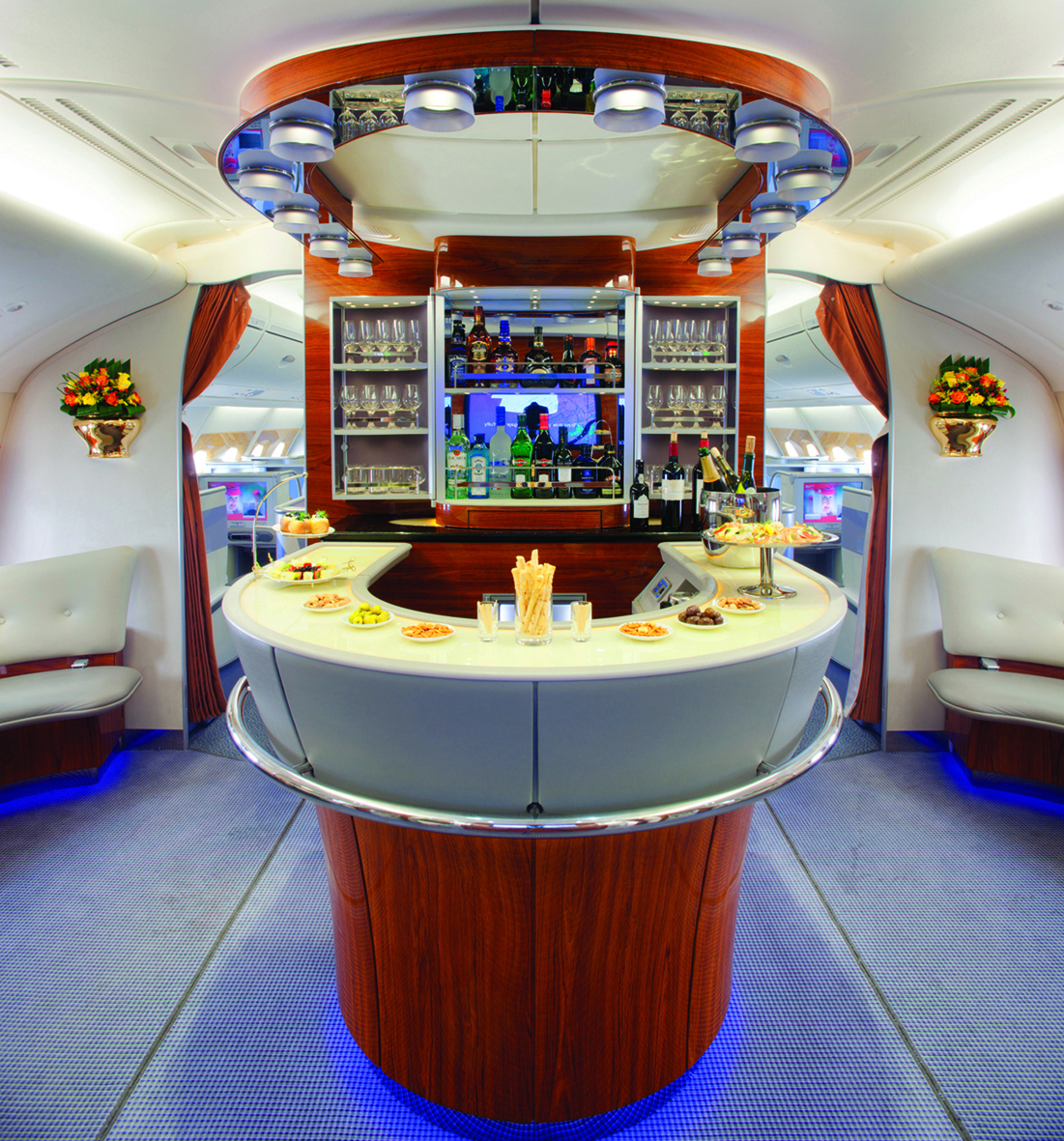 First & Business Class Onboard Lounge A Frankfurtflyer.de