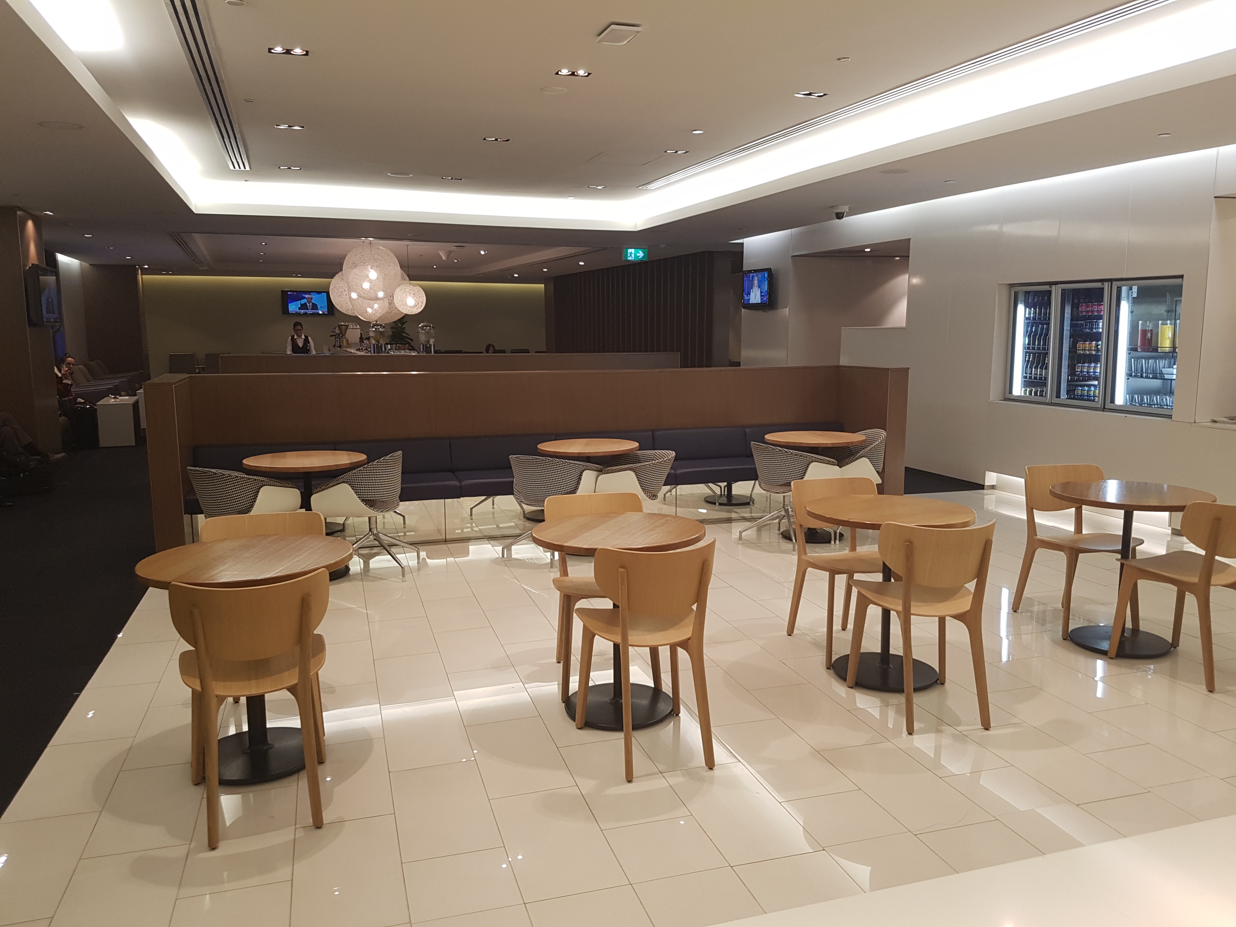 Qantas Business Class Lounge Perth international7 Frankfurtflyer.de