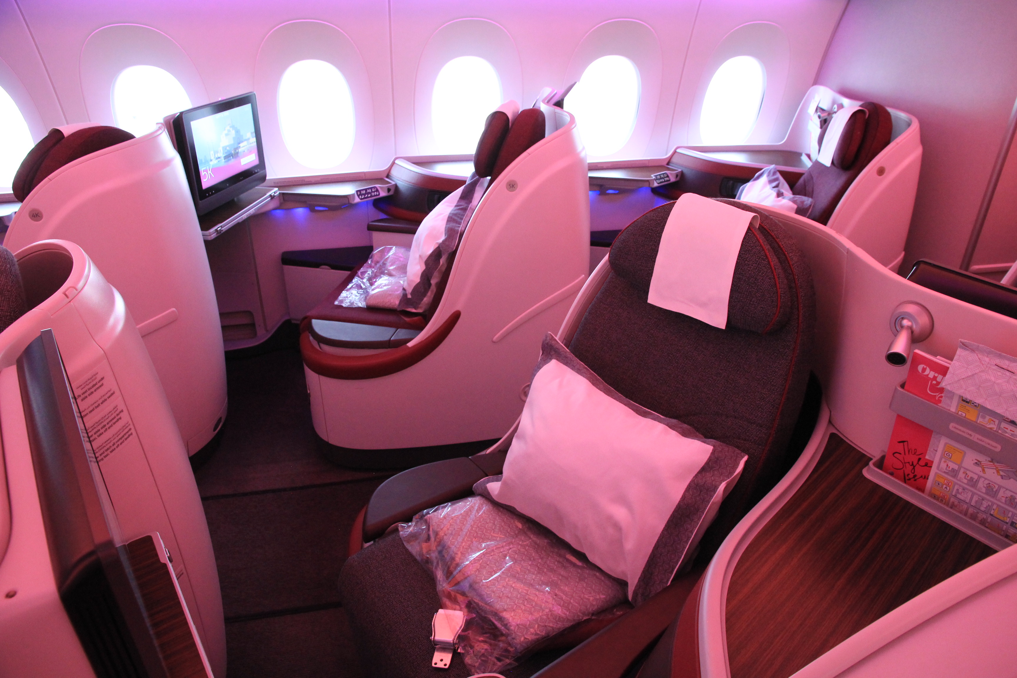 Qatar Airways business Class Airbus A 350 10 Frankfurtflyer.de