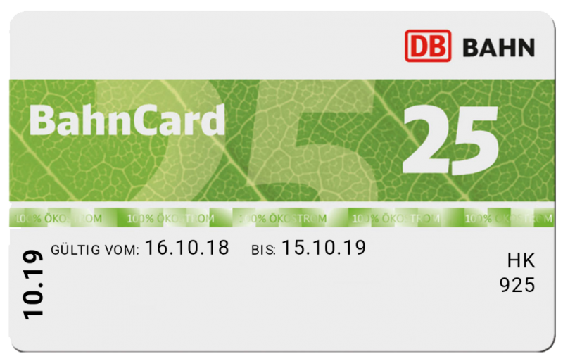 Wann lohnt sich eine BahnCard 25?