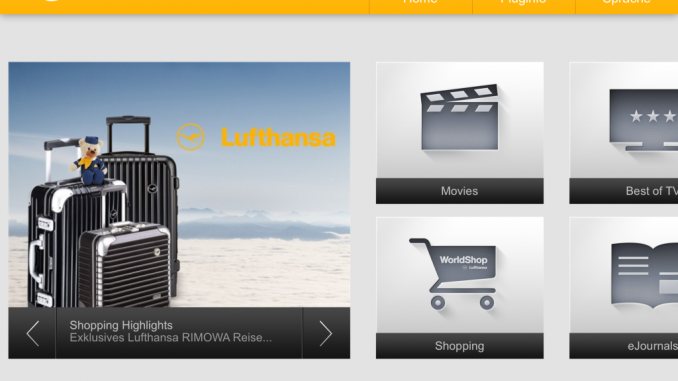 Lufthansa BoardConnect IFE-2