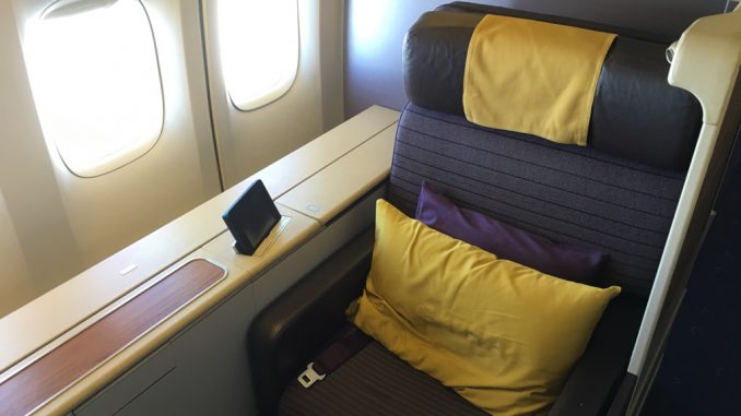 Lufthansa vs Thai First Class-5