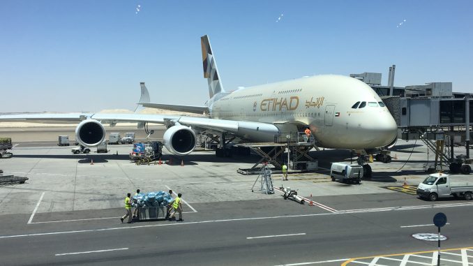 Etihad First Class Airbus A380 3715