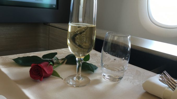 Asiana First Class Airbus A380 Seoul nach Frankfurt-24