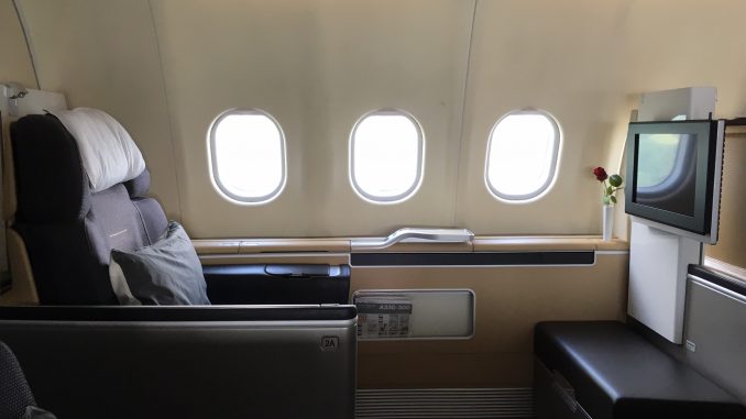 Lufthansa First Class Sitz2A A330