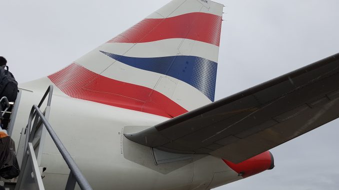 British Airways Economy Class Airbus A 319 14