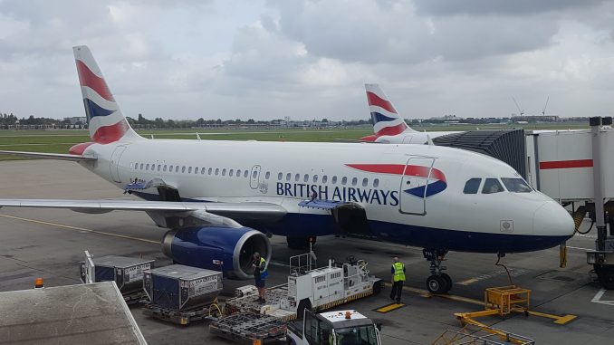 British Airways Economy Class Airbus A 319 15