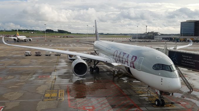 Qatar Airays Business Class im Airbus A350 m 3