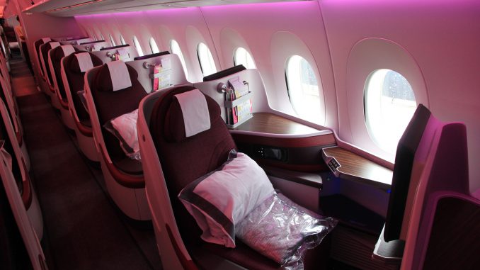 Qatar Airways business Class Airbus A 350 7