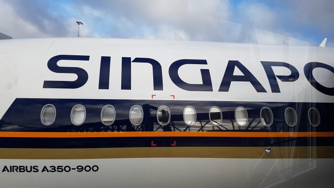 Singapore Airlines Business Class im Airbus A350 - Handy1