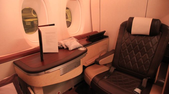 Singapore Airines Suite Class im Airbus A380 7