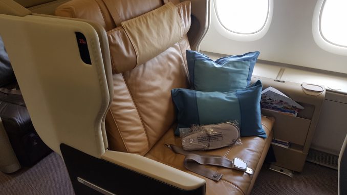 Singapore Airlines Business Class im Airbus A380 11