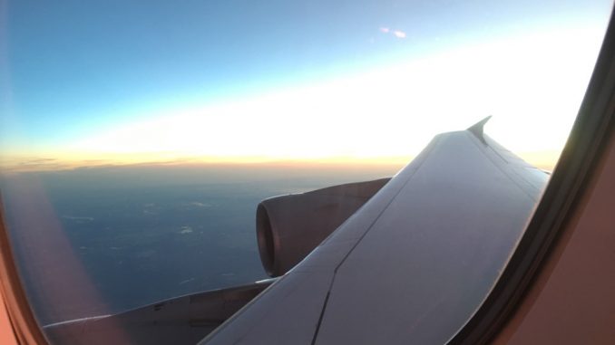 Luftansa Business Class Airbus A380 Hongkong nach Franfurt-32