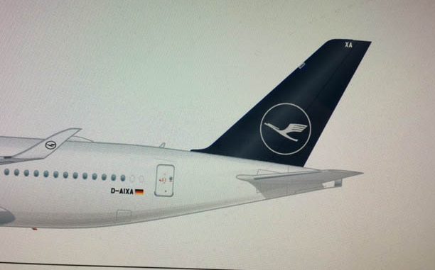 neue Lufthansa Bemahlung
