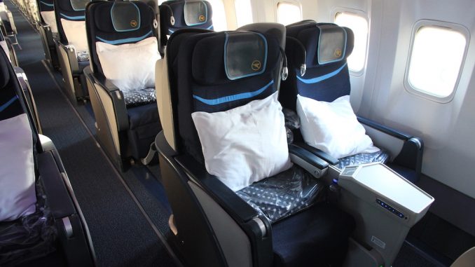 Condor Business Class in der Boeing 767 57