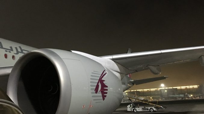 Qatar Airways Businesss Clas Airbus A350-900 Doha nach Singapur-15