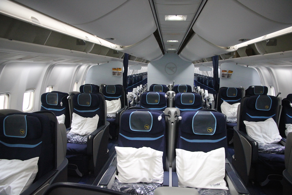 Premium Economy Condor Boeing 767 Bester Sitzplatz.