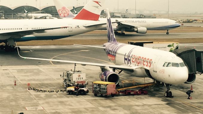 Hongkong Express Economy Class Airbus A320 HUN HKG-2