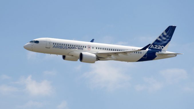 Airbus-A220-300-new-member-of-the-airbus-Single-aisle-Family