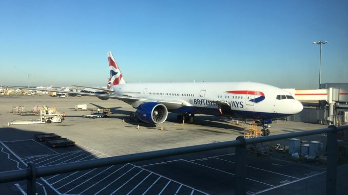 British Airways Economy Class Boeing 777 LHR-BOS-1