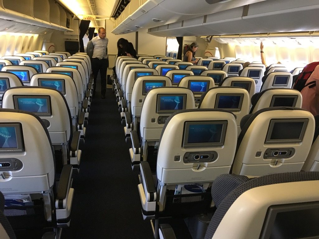 Review British Airways Economy Class Boeing 777200 London nach Boston