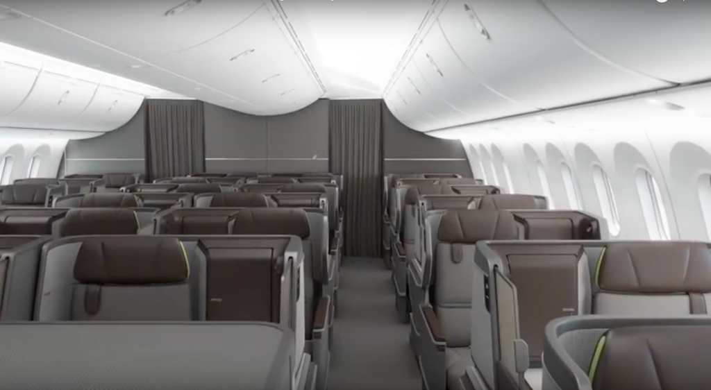 Die Neue Eva Business Class In Der Boeing 787