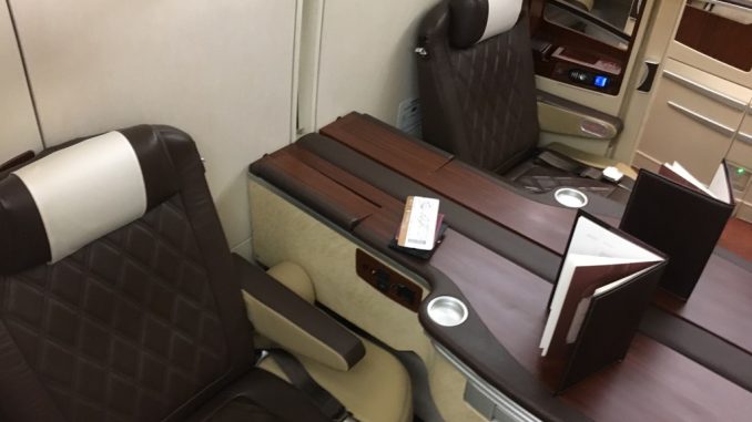 Singapore Airlines First Class Suite Airbus A380 Delhi-Singapore-22