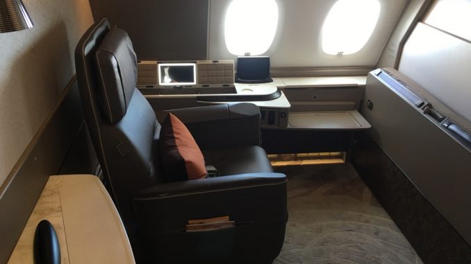 Singpore Airlines neue Suite Class Airbus A380-58