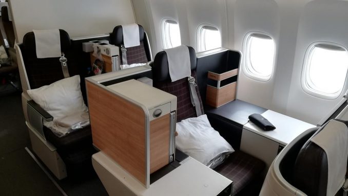 Swiss Business Class in der Boeing 777 (14)