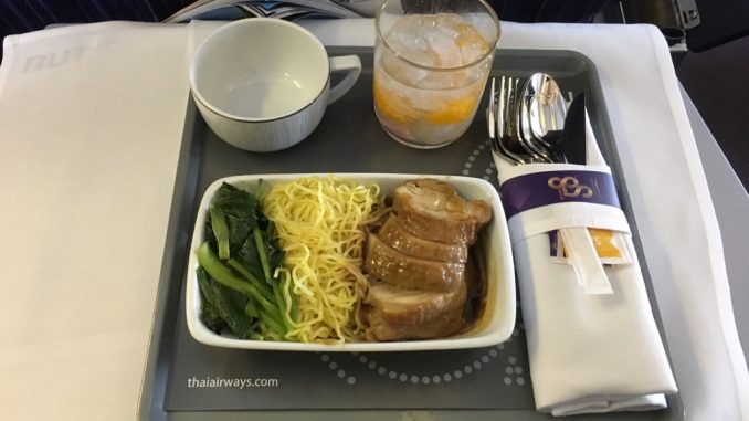 Thai Airways business Class Boeing 737-400 BKK USM-20