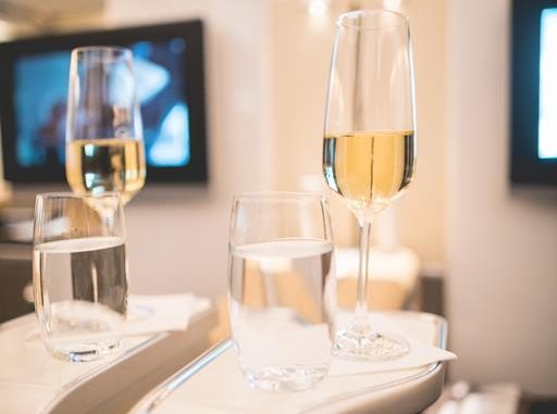 Lufthansa First Class im Airbus A340 (29)