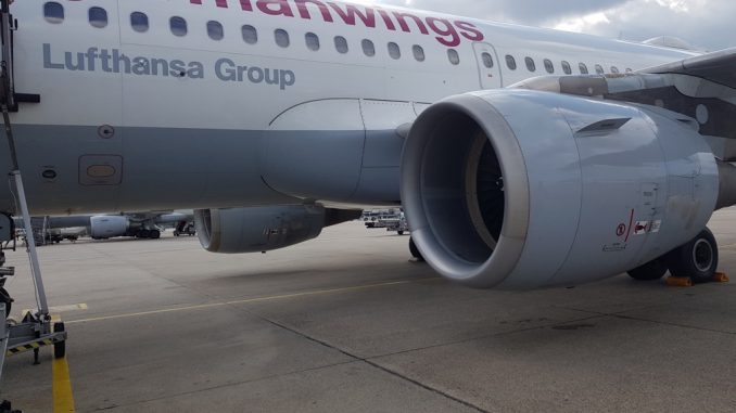 Eurowings Economy (SMART) im A319-29 Germanwings Streik