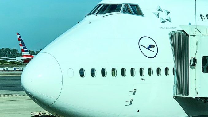 Lufthansa Business Class Boeing 747-8 Buenos Aires nach Frankfurt-1