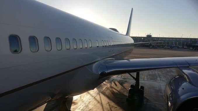 United Economy Class in der Boing 757 (2)