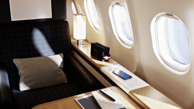 neue Swiss First Class Airbus A340