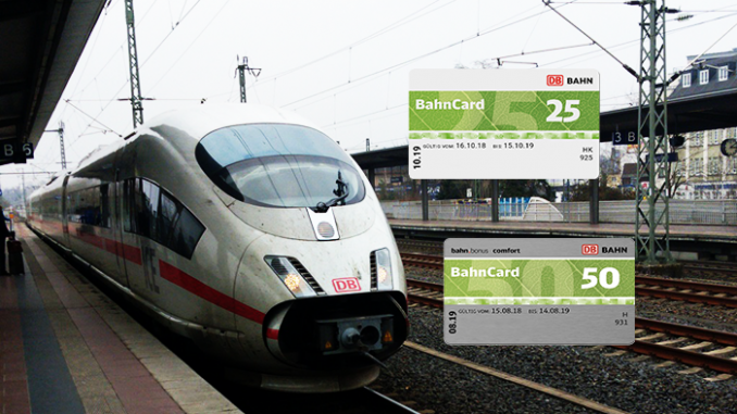 ICE der DB am Bahnhof Siegburg | BahnCards ICE der DB am Bahnhof Siegburg | BahnCards