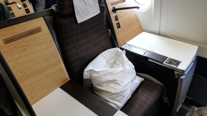 Swiss Business Class im Airbus A340 (32) Swiss Business Class A340