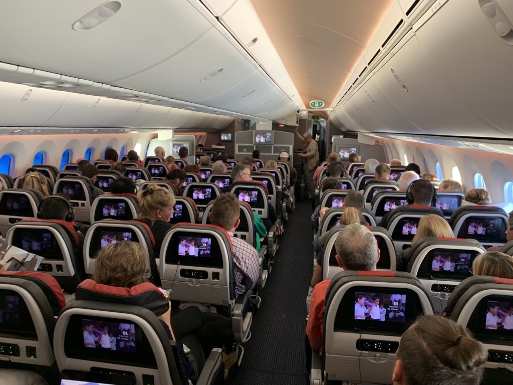 Review American Airlines Economy Class In Der Boeing 787 8