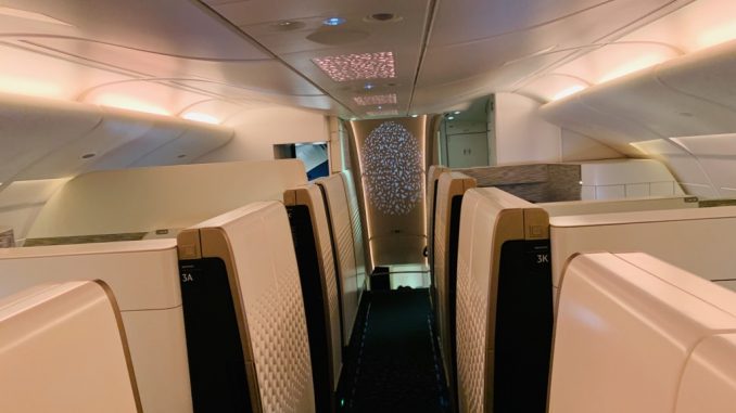 Etihad Airways First Class Airbus A380 AUH-LHR-6