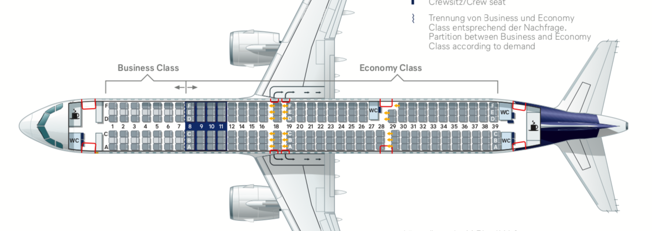Lufthansa Airbus A321 Sitzplan - Image to u