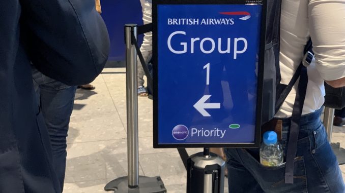 British Airways Business Class Airbus A320-2