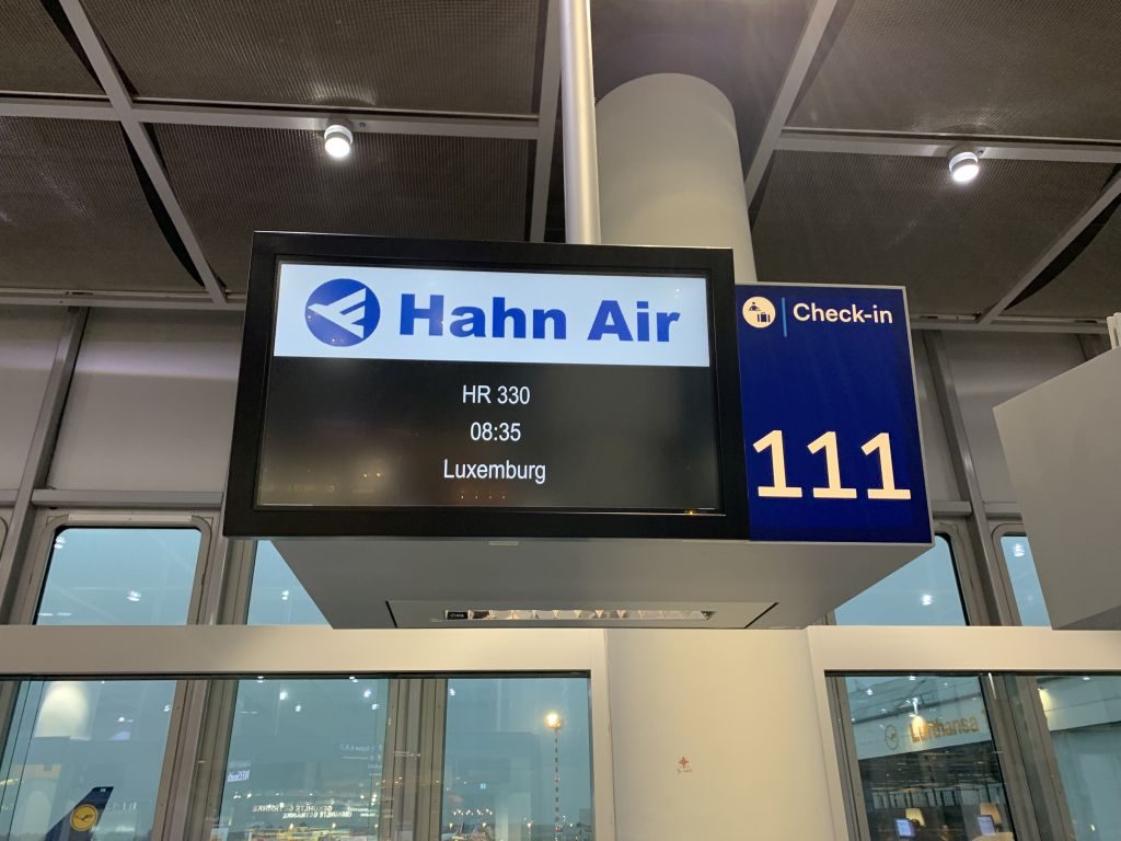 Hahn Air Checkin