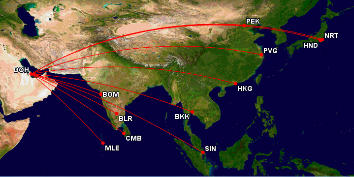 Alle Qatar Airways Qsuite Strecken Frankfurtflyer De