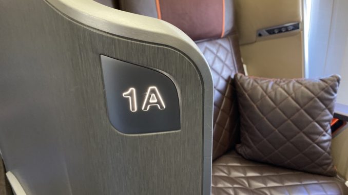 Singapore Airlines First Class 777-14