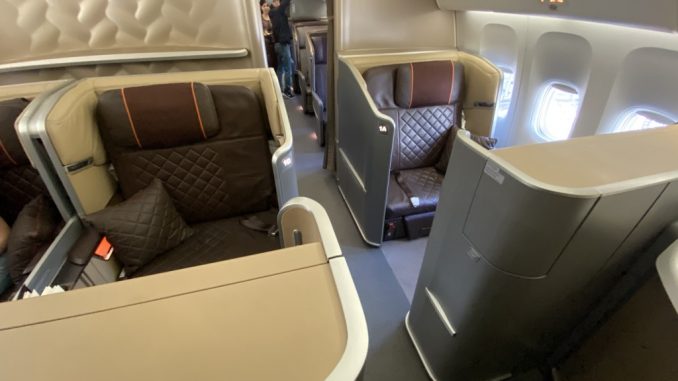 Singapore Airlines First Class 777-19