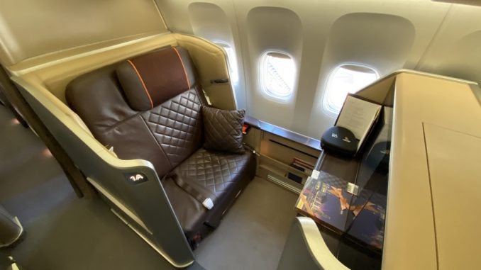 Singapore Airlines First Class 777-24