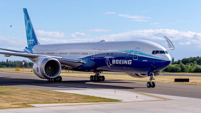 Boeing 777X Erstflug 777-9 Foto Boeing