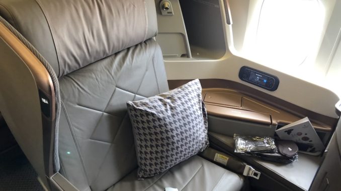 Singapore Airlines SIN-FRA 5