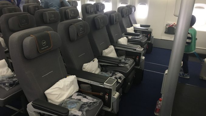 Lufthansa Premium Economy Kabine