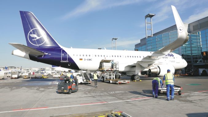 Flugzeugabfertigung